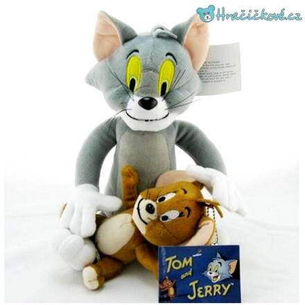 Plyšový Tom a Jerry, set 2ks