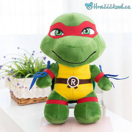 Plyšová Ninja želva 25cm - Raphaelo