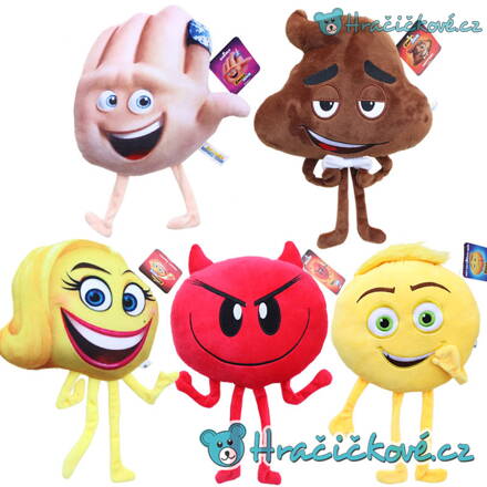 Plyšový smajlíci z pohádky Emoji ve filmu / The Emoji Movie