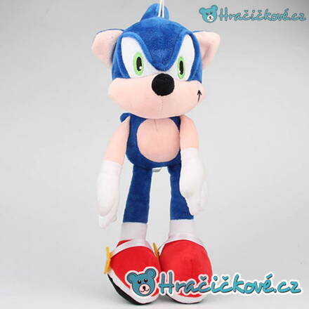 Plyšák ze seriálu Dobrodružství Ježka Sonica / Sonic, 30cm