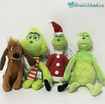 Plyšáci z pohádky Grinch, 4 typy