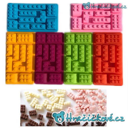 Silikonový formička (forma) na výrobu kostiček „Lego" z ledu nebo čokolády...