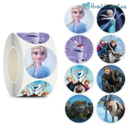 500 ks samolepek Ledové království (Frozen)