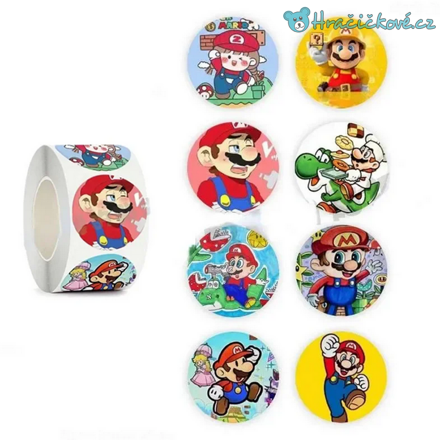 500 ks samolepek Super Mario