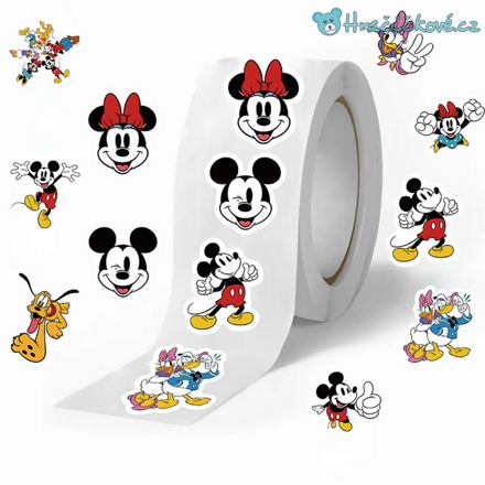 500 ks samolepek Mickey Mouse 