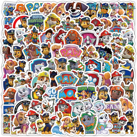 100 ks samolepek Tlapková patrola (PAW Patrol)