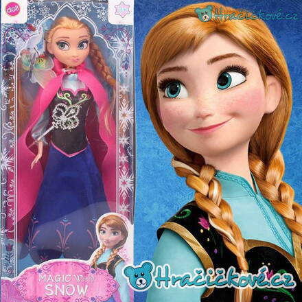 Krásná 30cm panenka z ledového království - Anna (Frozen)