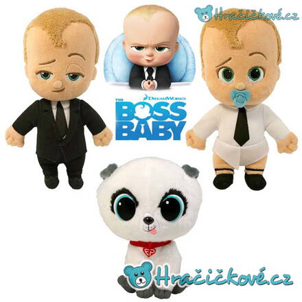 Plyšové hračky z pohádky Mimi šéf (The Boss Baby)
