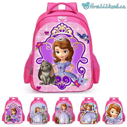 Dětský batoh (batůžek) princezna Sofie (Sofia), 5 druhů