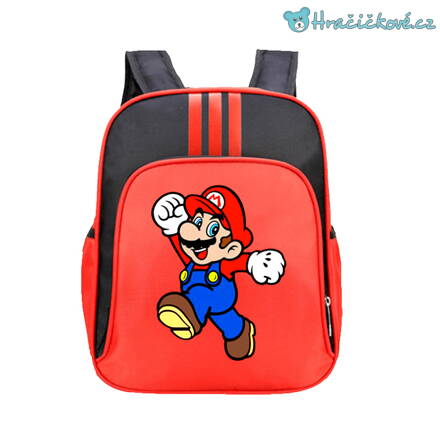 Dětský batoh (batůžek) s motivem Super Mario, 5 barev, Typ 1